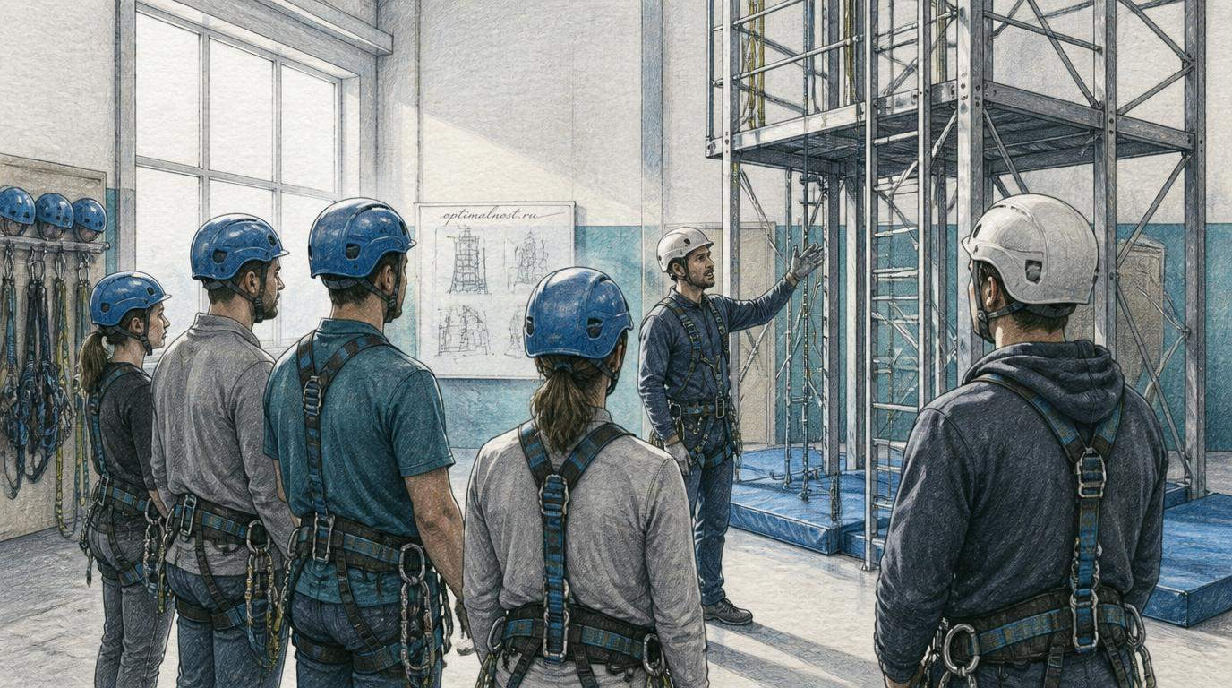 Обучение безопасным работам на высоте